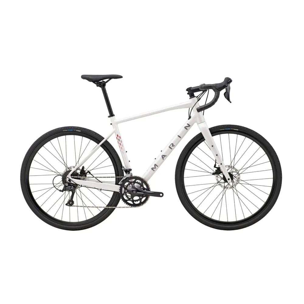 uPRISE Bikes Marin Gestalt 1 2024 Road Bike - White/Grey | Price match, 365 day return s, 18-Month Warranty, Finance Available & Free UK Delivery