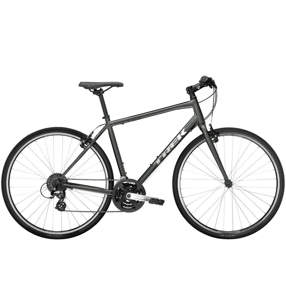 uPRISE Bikes Trek FX 1 2024 Hybrid Bike - Lithium Grey | Price match, 365 day return s, 18-Month Warranty, Finance Available & Free UK Delivery