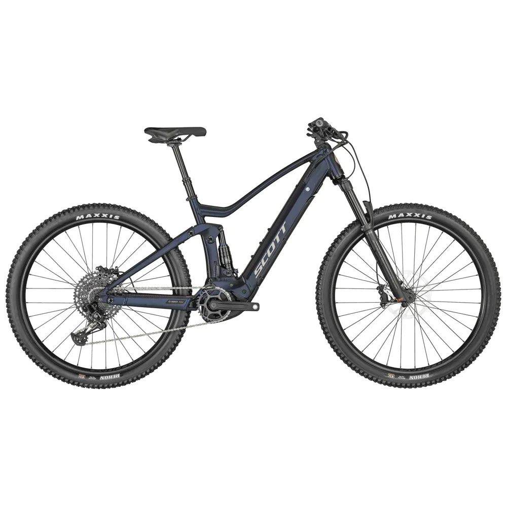 uPRISE Bikes Scott Strike eRIDE 930 2024 Electric Full Sus MTB - Deep Sparkle Blue | Price match, 365 day return s, 18-Month Warranty, Finance Available & Free UK Delivery