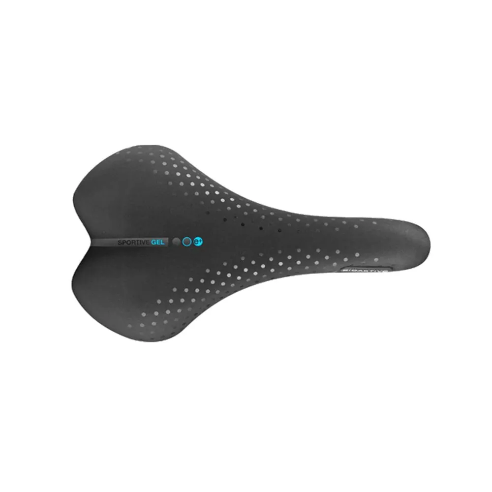 uPRISE Bikes Selle San Marco Bioaktive Sportive Gel Comfort Saddle - Black | Price match, 365 day return s, 18-Month Warranty, Finance Available & Free UK Delivery