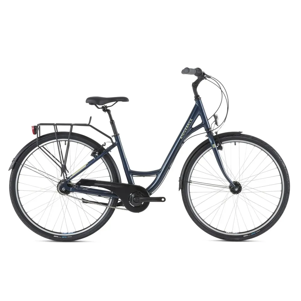 uPRISE Bikes Ridgeback Avenida 7 Unisex 2025 Hybrid Bike - Dark Blue | Price match, 365 day return s, 18-Month Warranty, Finance Available & Free UK Delivery