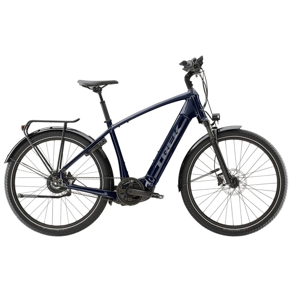 uPRISE Bikes Trek Allant+ 9 625 2025 Electric Hybrid Bike - Deep Dark Blue | Price match, 365 day return s, 18-Month Warranty, Finance Available & Free UK Delivery