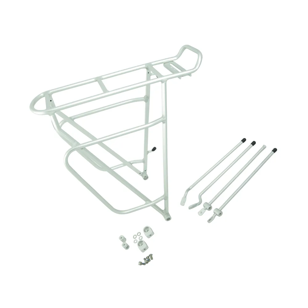 uPRISE Bikes Trek Activity Travel 700c Rear Rack Kit - Silver | Price match, 365 day return s, 18-Month Warranty, Finance Available & Free UK Delivery