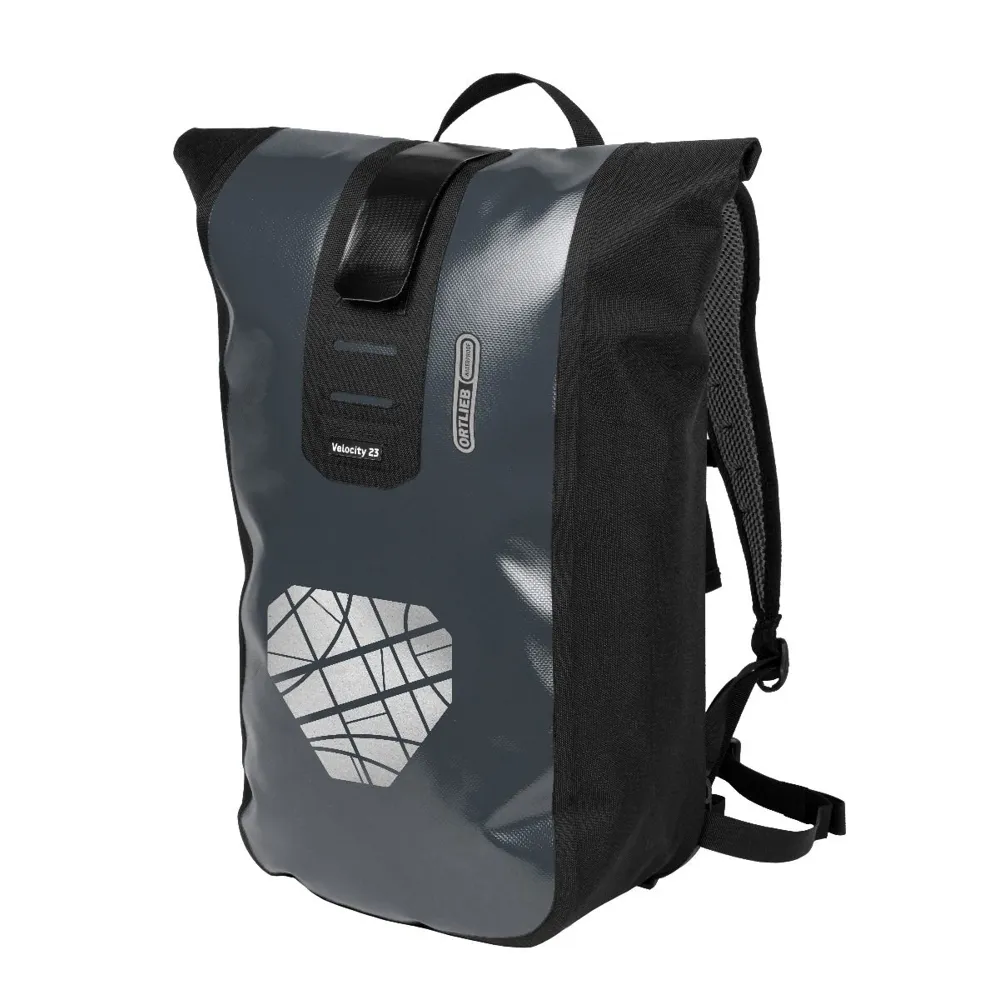 uPRISE Bikes Ortlieb Velocity High Viz Backpack - 23 Litre - Black | Price match, 365 day return s, 18-Month Warranty, Finance Available & Free UK Delivery