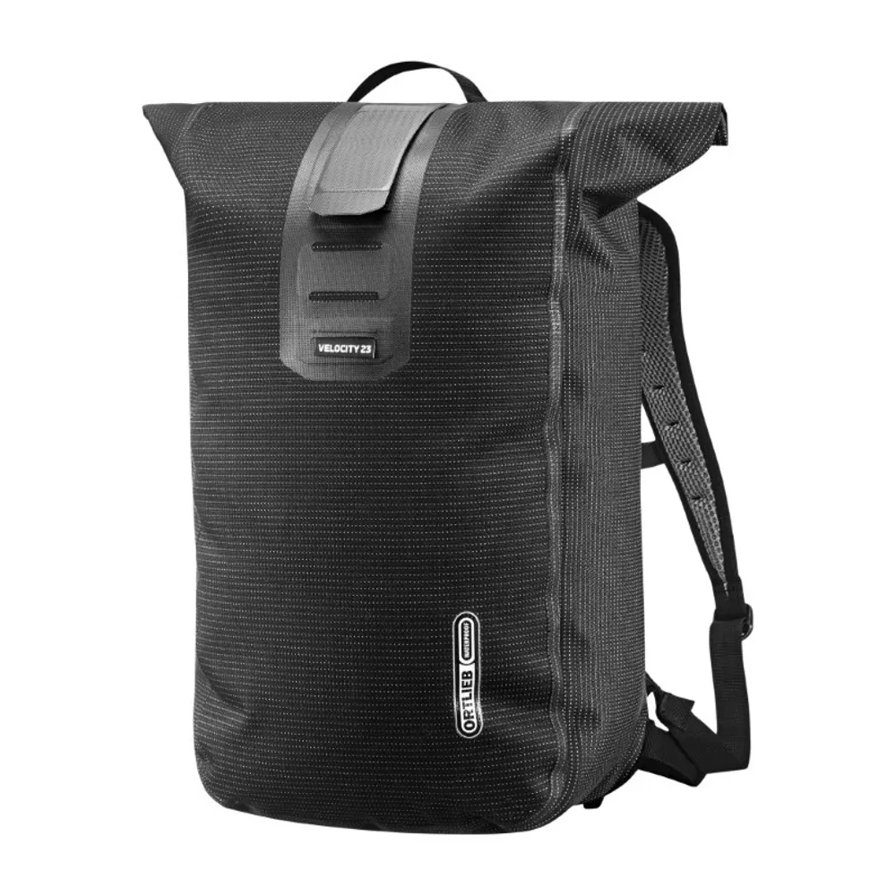 uPRISE Bikes Ortlieb Velocity High Visibility Backpack - 23 Litre - Black | Price match, 365 day return s, 18-Month Warranty, Finance Available & Free UK Delivery