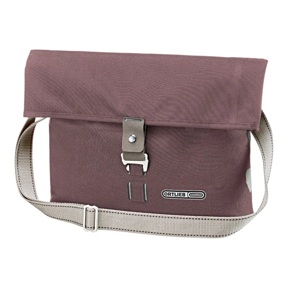 uPRISE Bikes Ortlieb Twin-City Urban Single Bag QL2.1 - 9 Litre - Ash Rose | Price match, 365 day return s, 18-Month Warranty, Finance Available & Free UK Delivery