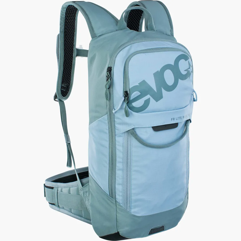 uPRISE Bikes Evoc FR Lite Race Protector 10 Litres Backpack - Steel/Copen Blue | Price match, 365 day return s, 18-Month Warranty, Finance Available & Free UK Delivery