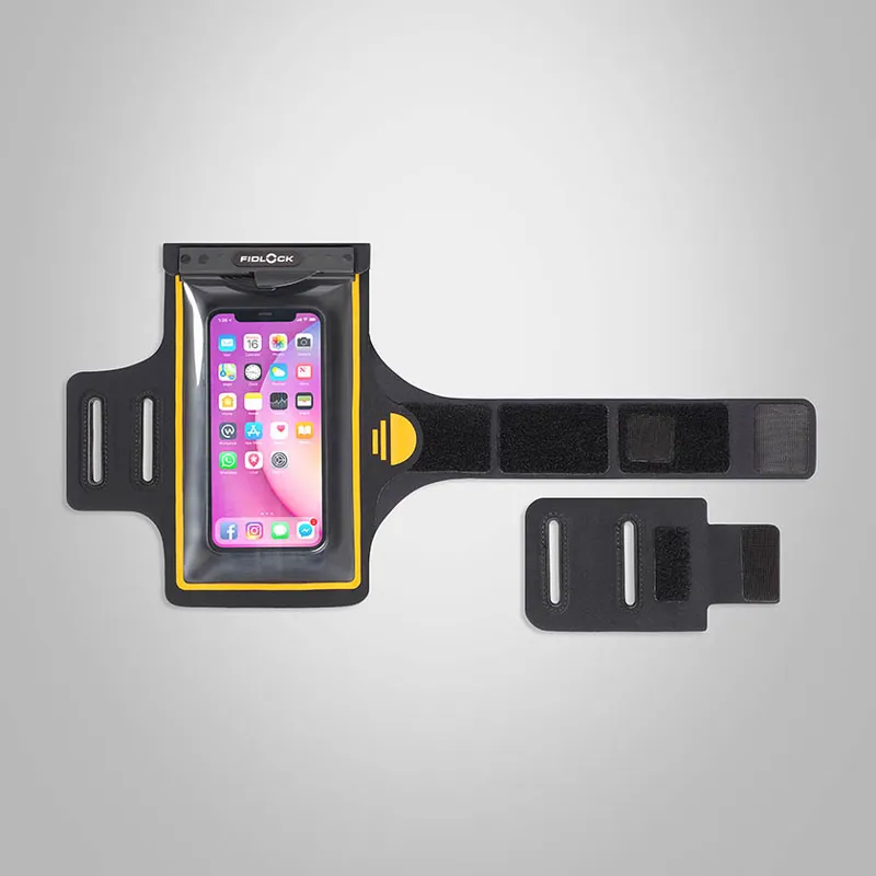 Fidlock HERMETIC Sport Armband Phone Holder - Clear/Black - 100x177mm