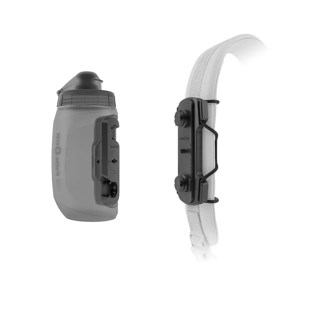 uPRISE Bikes Fidlock Tex Multi Base And Bottle Kits  - Trans Black - 450ml | Price match, 365 day return s, 18-Month Warranty, Finance Available & Free UK Delivery