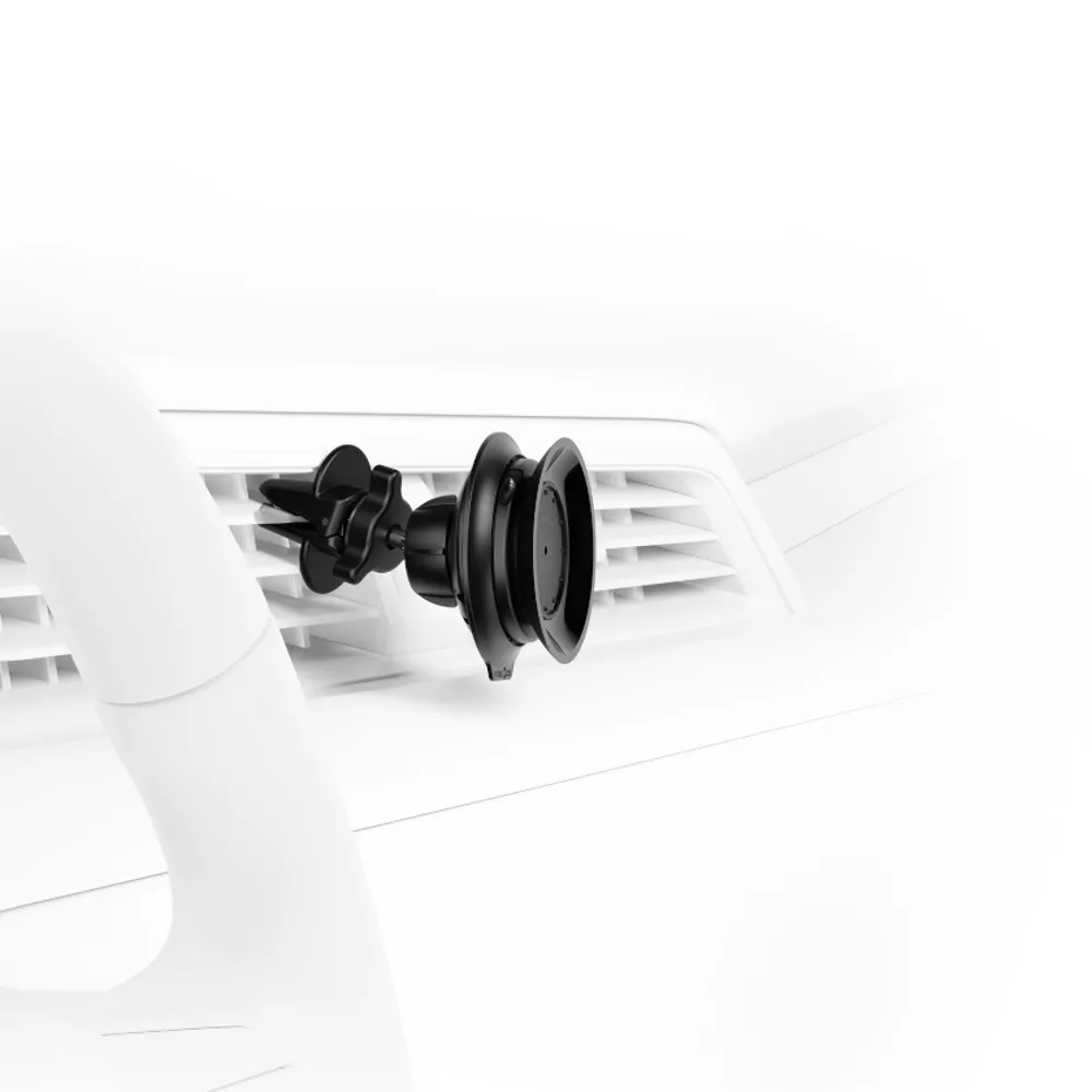 uPRISE Bikes Fidlock VACUUM Magnetic Smartphone Base for Car Vent Panels - Black | Price match, 365 day return s, 18-Month Warranty, Finance Available & Free UK Delivery