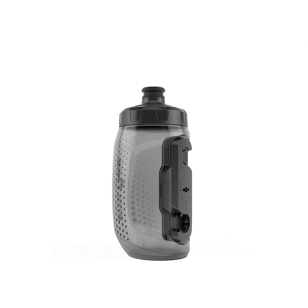 uPRISE Bikes Fidlock Twist 450ml Water Bottle + Connector - Trans Black | Price match, 365 day return s, 18-Month Warranty, Finance Available & Free UK Delivery