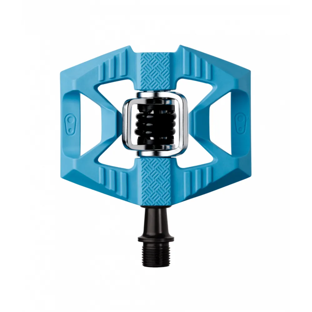 uPRISE Bikes Crank Brothers Double Shot 1 Clipless MTB Pedals - Blue/Black | Price match, 365 day return s, 18-Month Warranty, Finance Available & Free UK Delivery