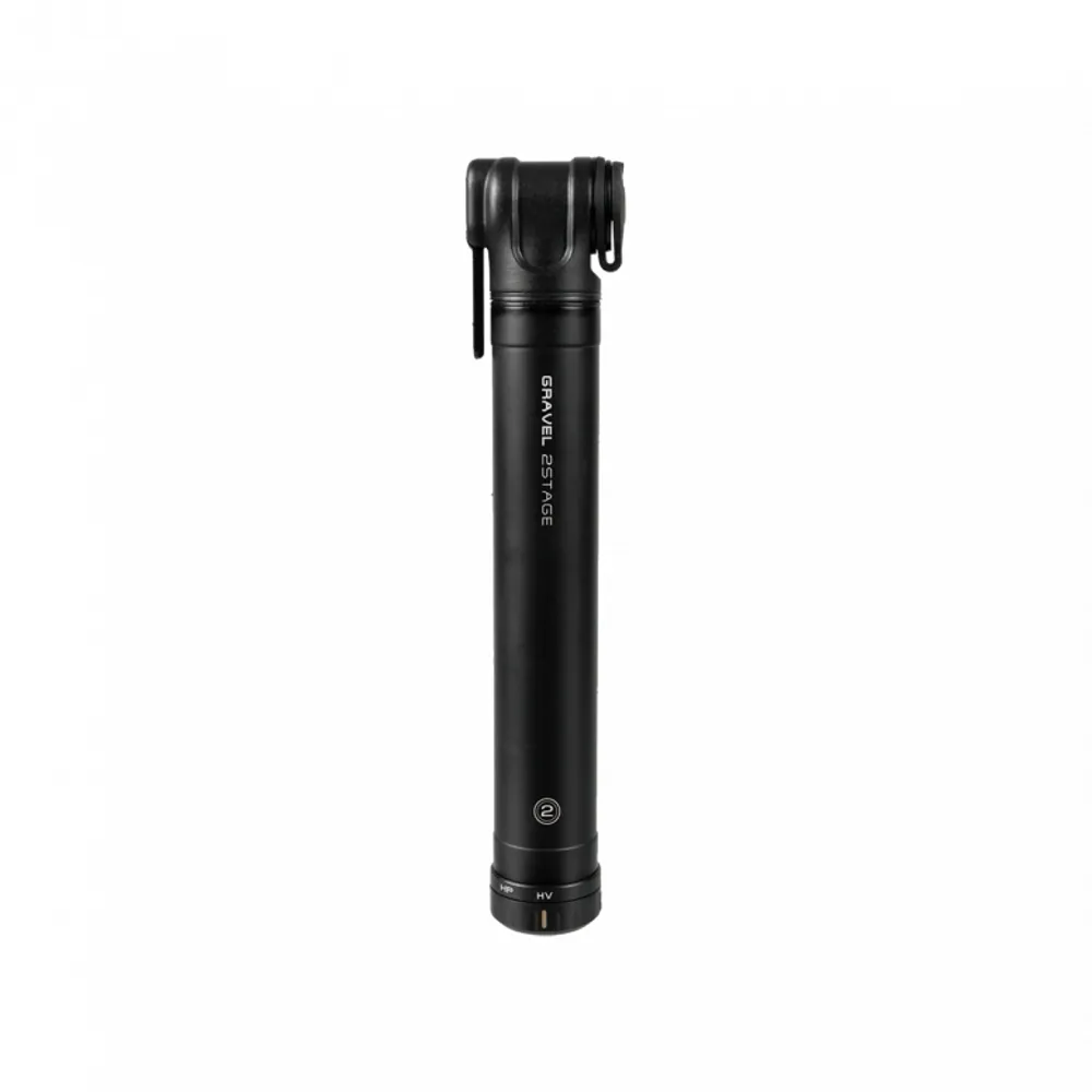 uPRISE Bikes Topeak Gravel 2Stage Hand Pump - Black | Price match, 365 day return s, 18-Month Warranty, Finance Available & Free UK Delivery