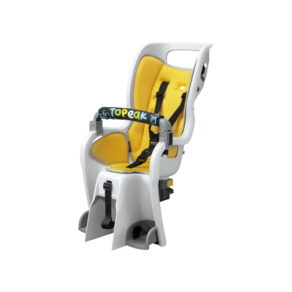 uPRISE Bikes Topeak Babyseat II MTX 2.0 Rack/Childseat - Grey/Yellow Non Disc | Price match, 365 day return s, 18-Month Warranty, Finance Available & Free UK Delivery