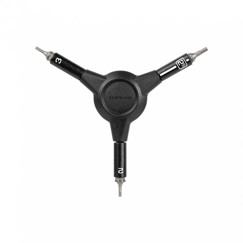uPRISE Bikes Topeak Y-Hex Speed Wrench 2/2.5/3mm - Black | Price match, 365 day return s, 18-Month Warranty, Finance Available & Free UK Delivery