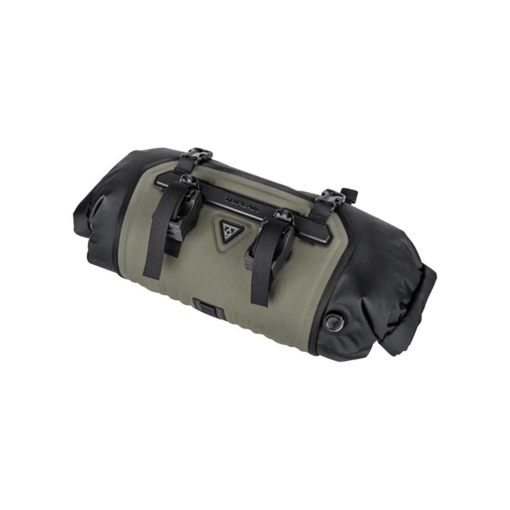 uPRISE Bikes Topeak Frontloader Bike Packing Handlebar Bag - Green | Price match, 365 day return s, 18-Month Warranty, Finance Available & Free UK Delivery