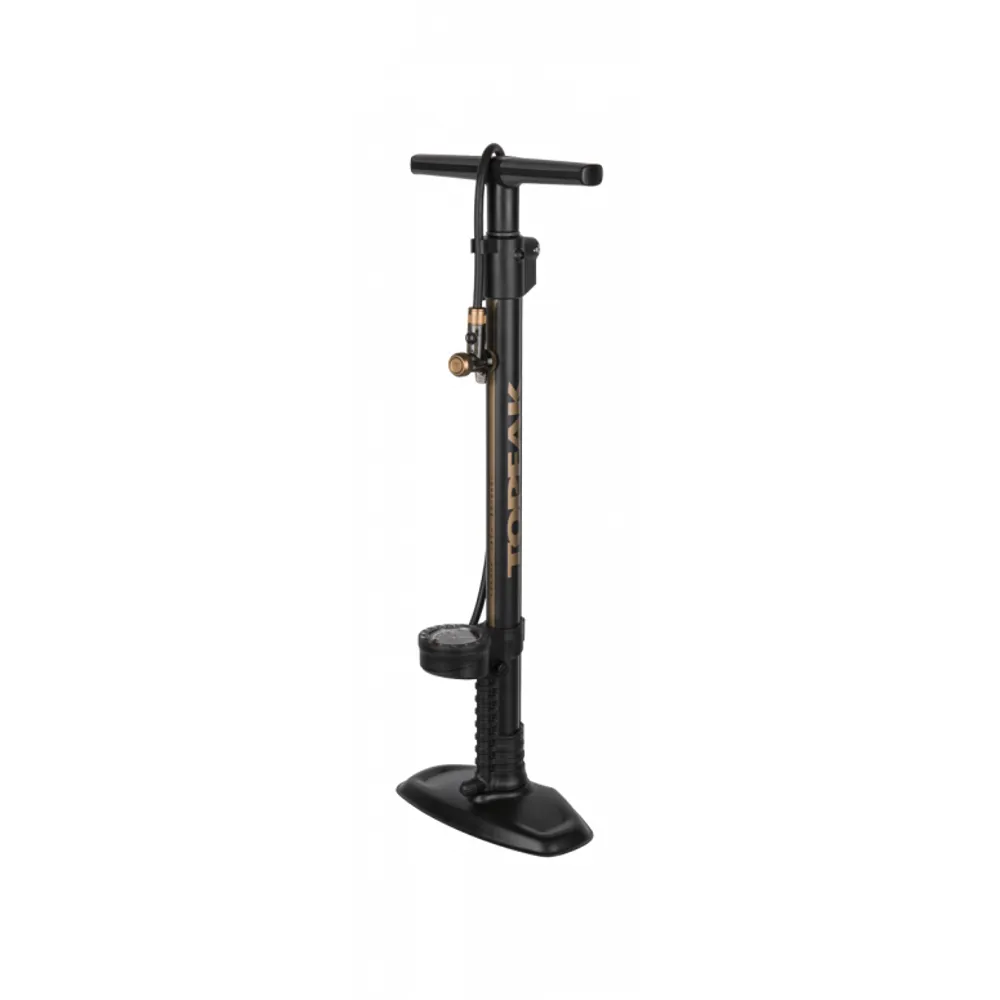 uPRISE Bikes Topeak JoeBlow Tubi 2stage Track Pump - Black/Gold | Price match, 365 day return s, 18-Month Warranty, Finance Available & Free UK Delivery