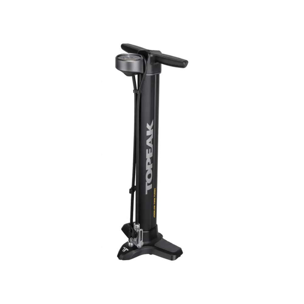 uPRISE Bikes Topeak JoeBlow Twin Turbo Track Pump - Black | Price match, 365 day return s, 18-Month Warranty, Finance Available & Free UK Delivery