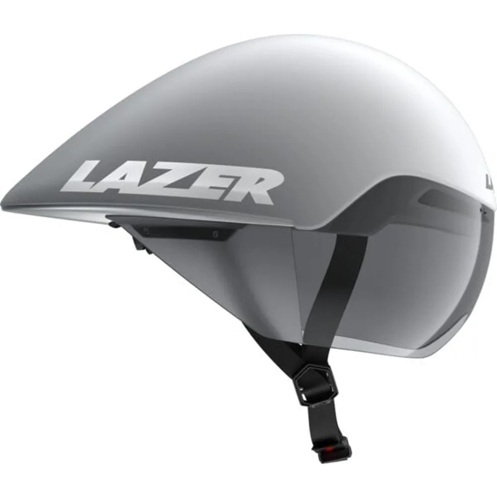 uPRISE Bikes Lazer Volante KinetiCore TT Road Helmet - Matt White Silver | Price match, 365 day return s, 18-Month Warranty, Finance Available & Free UK Delivery
