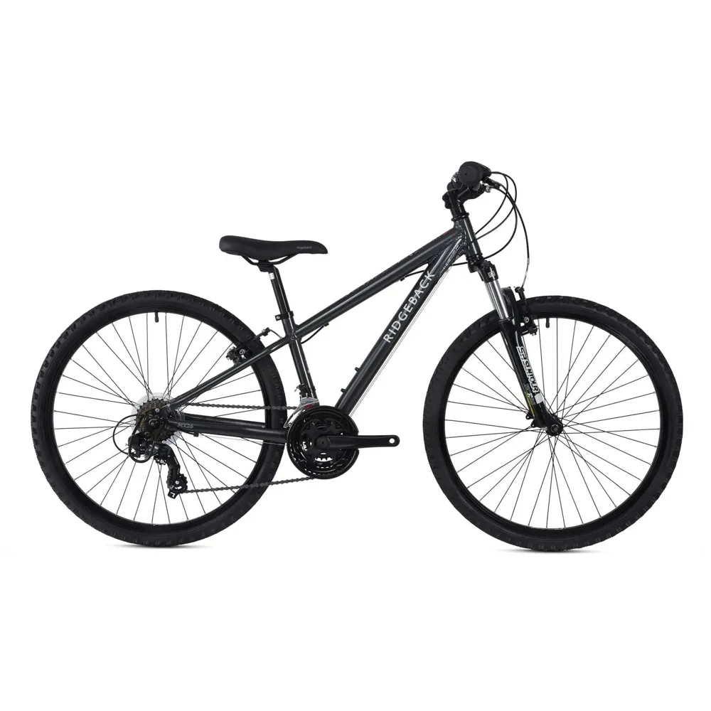 uPRISE Bikes Ridgeback MX26 26 Inch 2025 kids MTB Bike - Black | Price match, 365 day return s, 18-Month Warranty, Finance Available & Free UK Delivery