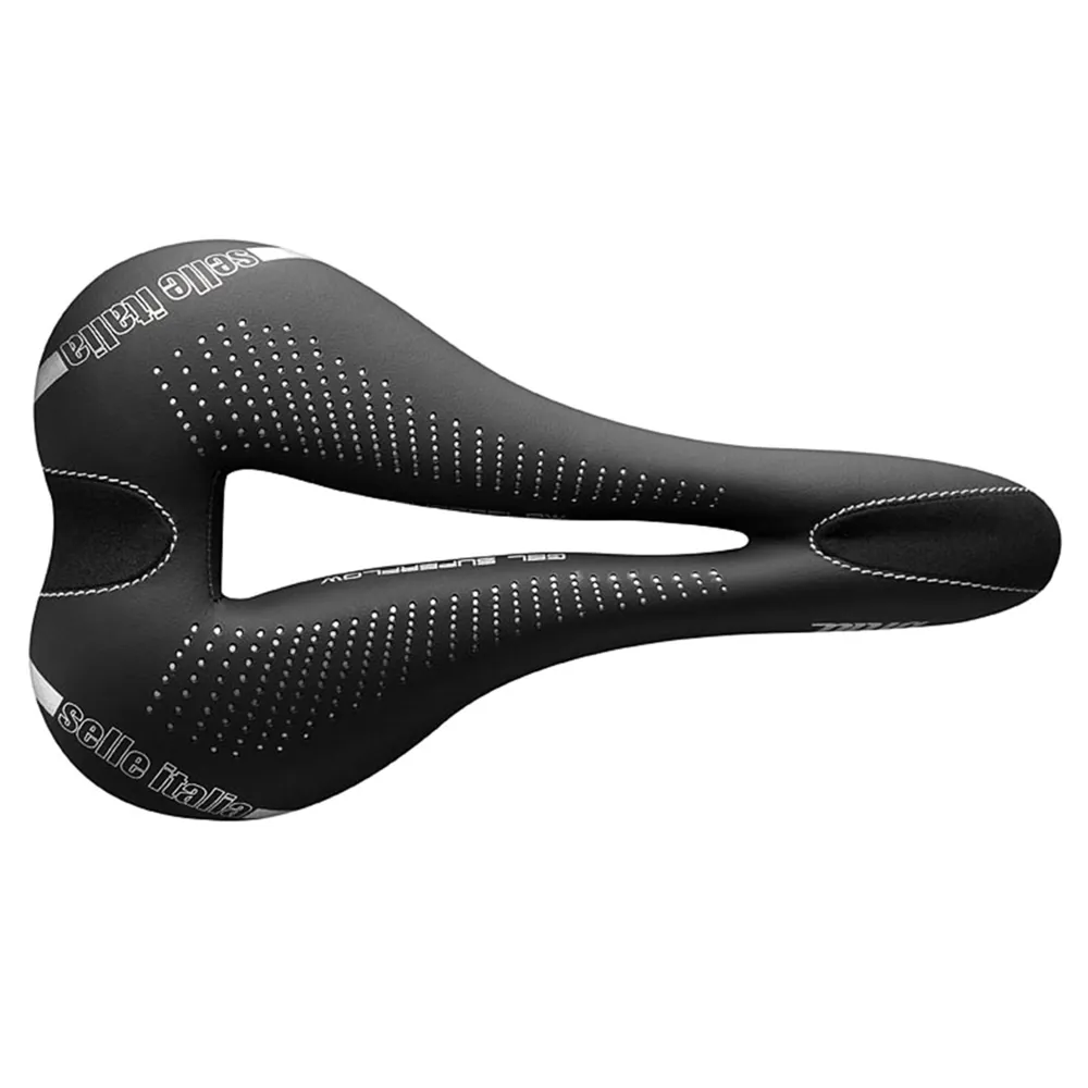 uPRISE Bikes Selle Italia Diva Gel TI316 Superflow Women's Saddle - Black | Price match, 365 day returns, 18-Month Warranty, Finance Available & Free UK Delivery