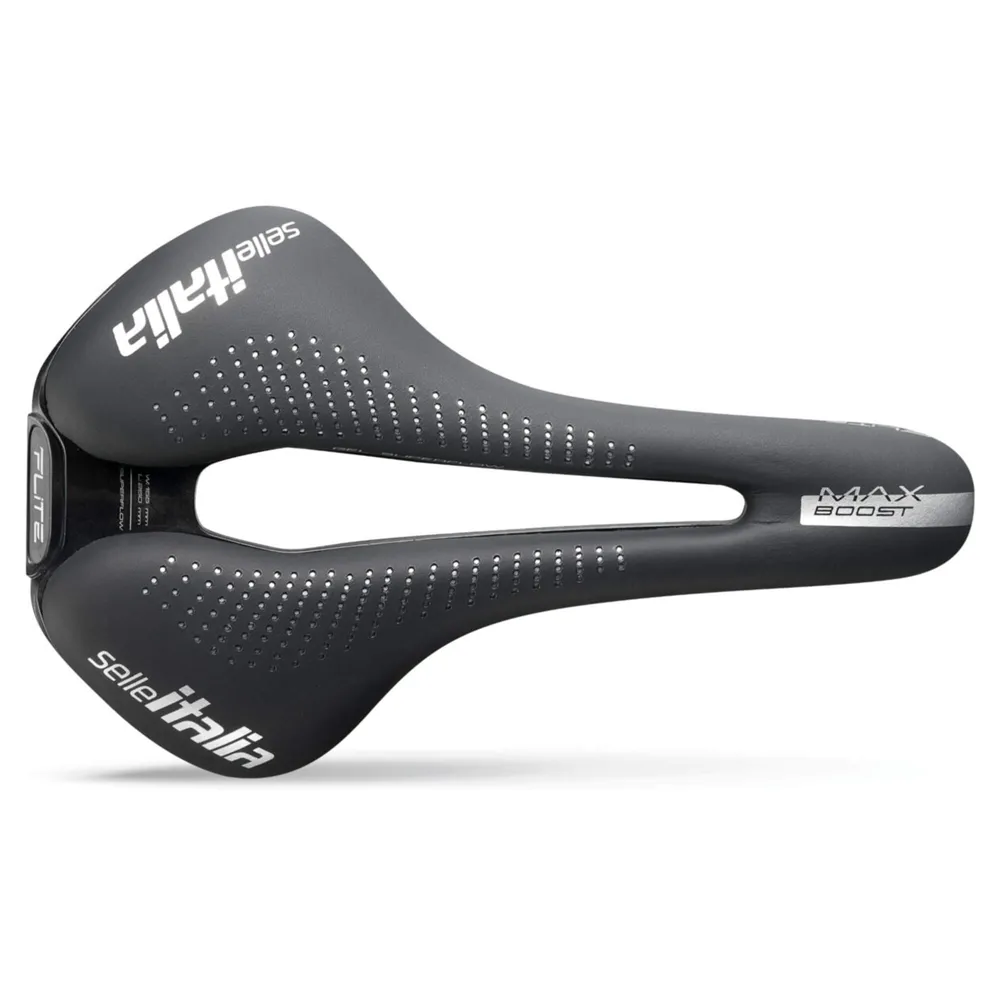 uPRISE Bikes Selle Italia Max Flite Boost Gel TI316 Superflow L3 Saddle - Black | Price match, 365 day return s, 18-Month Warranty, Finance Available & Free UK Delivery