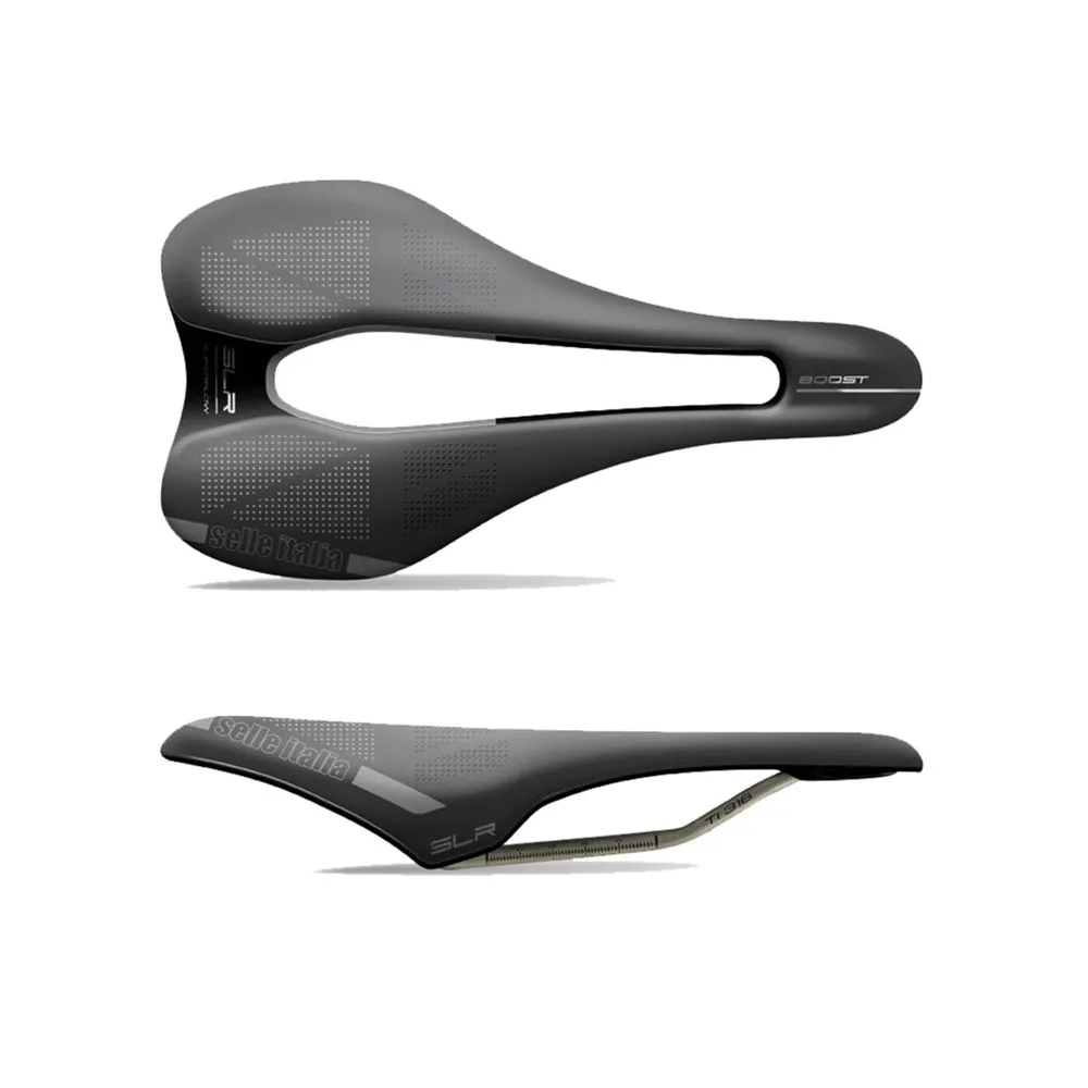 uPRISE Bikes Selle Italia SLR Boost TI316 Superflow Saddle - Black | Price match, 365 day return s, 18-Month Warranty, Finance Available & Free UK Delivery