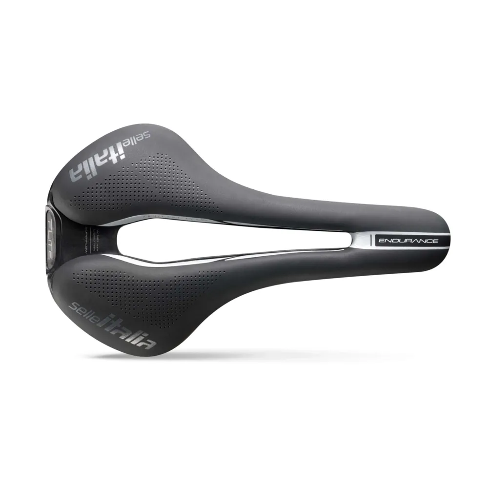 uPRISE Bikes Selle Italia Flite Boost TI316 Superflow Endurance Saddle - Black | Price match, 365 day returns, 18-Month Warranty, Finance Available & Free UK Delivery