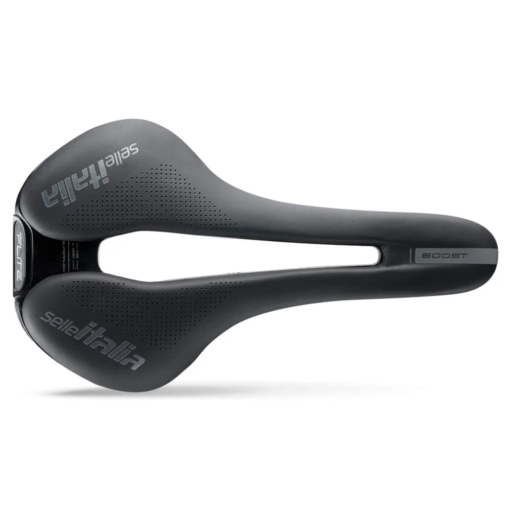 uPRISE Bikes Selle Italia Flite Boost TI316 Superflow Saddle - Black | Price match, 365 day return s, 18-Month Warranty, Finance Available & Free UK Delivery