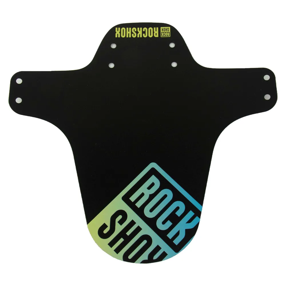 uPRISE Bikes Rockshox Universal Mtb Fender - Yellow/Blue Fade Print | Price match, 365 day return s, 18-Month Warranty, Finance Available & Free UK Delivery