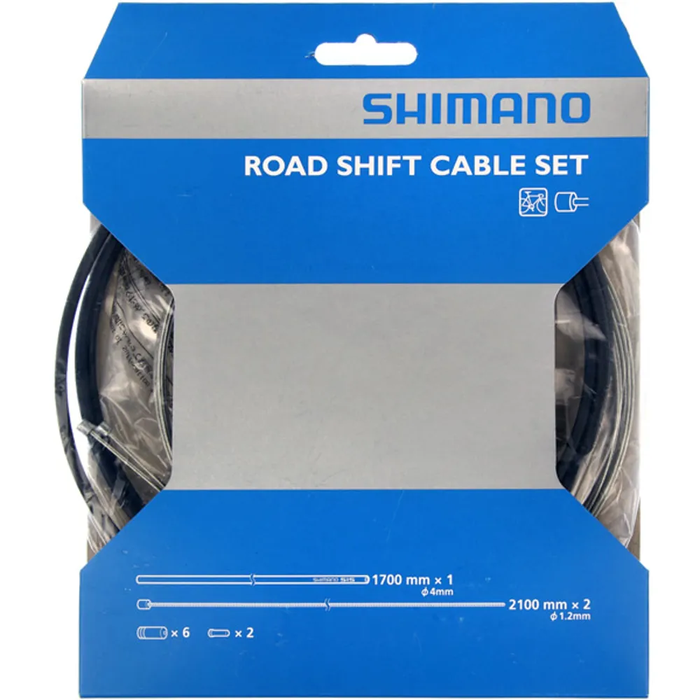 uPRISE Bikes Shimano Road Gear Cable Set Steel Inner Wire -  Black | Price match, 365 day return s, 18-Month Warranty, Finance Available & Free UK Delivery