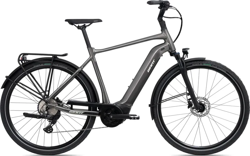 Giant DailyTour E+ 2 Dash D GTS Electric Hybrid Bike - Space Grey