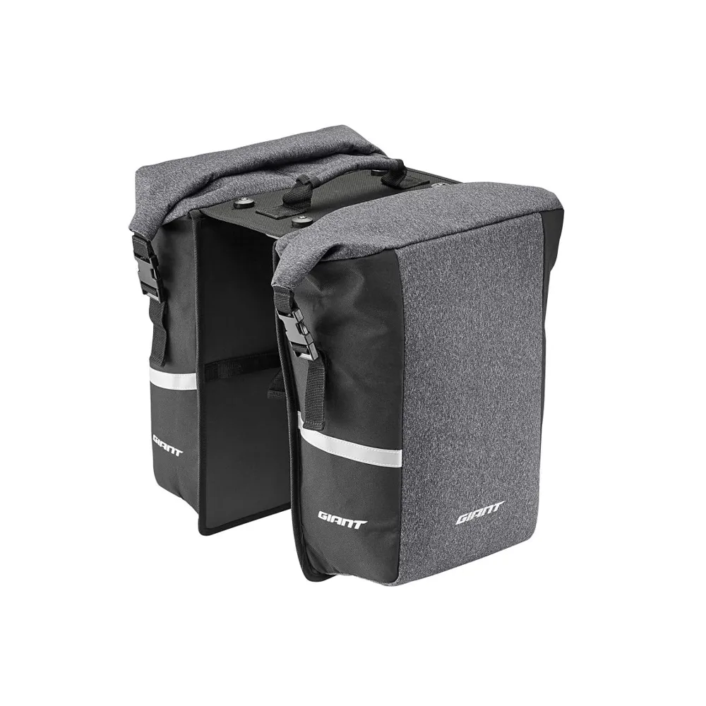 uPRISE Bikes Giant Transporter MIK Pannier Bag - 30L - Grey | Price match, 365 day return s, 18-Month Warranty, Finance Available & Free UK Delivery