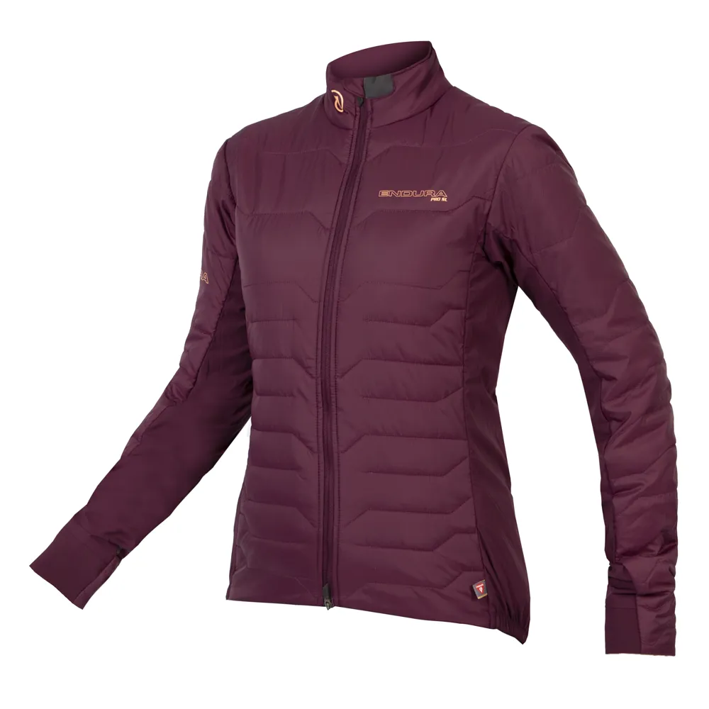 uPRISE Bikes Endura Pro SL PrimaLoft Women's Windproof Jacket - Aubergine | Price match, 365 day return s, 18-Month Warranty, Finance Available & Free UK Delivery