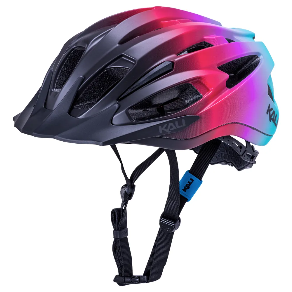 uPRISE Bikes Kali Alchemy MTB Helmet - Fade Mat Black/Red/Blue | Price match, 365 day return s, 18-Month Warranty, Finance Available & Free UK Delivery