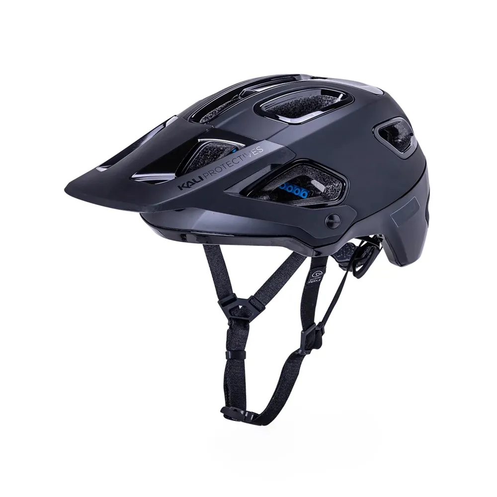uPRISE Bikes Kali Cascade MTB Helmet - Solid Matt Black/Gloss Black | Price match, 365 day return s, 18-Month Warranty, Finance Available & Free UK Delivery
