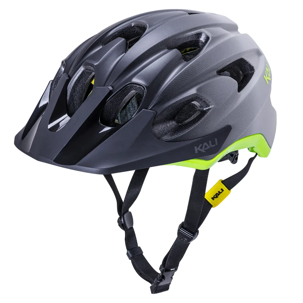 uPRISE Bikes Kali Pace Fade MTB Helmet - Matt Black/Grey/Gloss Fluo | Price match, 365 day return s, 18-Month Warranty, Finance Available & Free UK Delivery