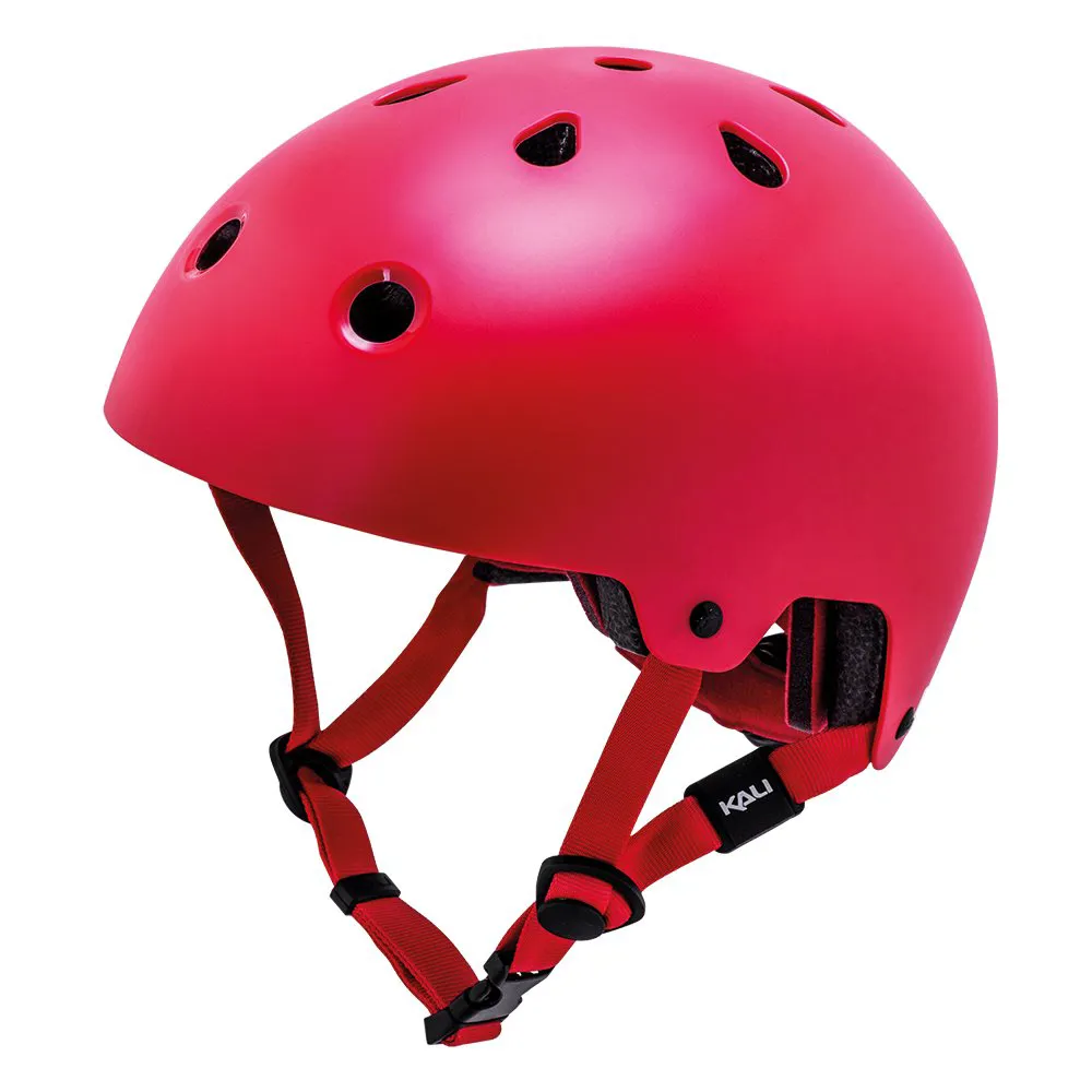 uPRISE Bikes Kali Maha 2.0 BMX/Skate Helmet - Solid Matt Red | Price match, 365 day return s, 18-Month Warranty, Finance Available & Free UK Delivery