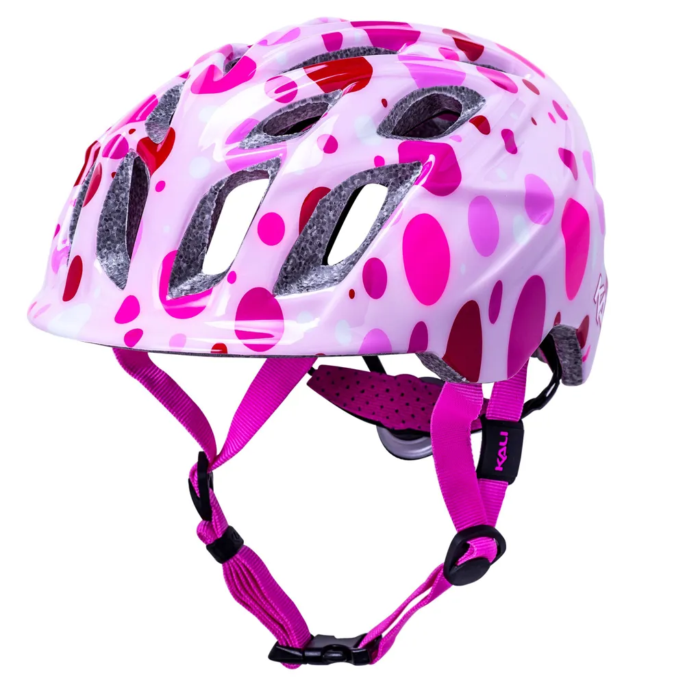 uPRISE Bikes Kali Chakra Child Lighted Kids Helmet - Confetti Gloss Pink | Price match, 365 day return s, 18-Month Warranty, Finance Available & Free UK Delivery