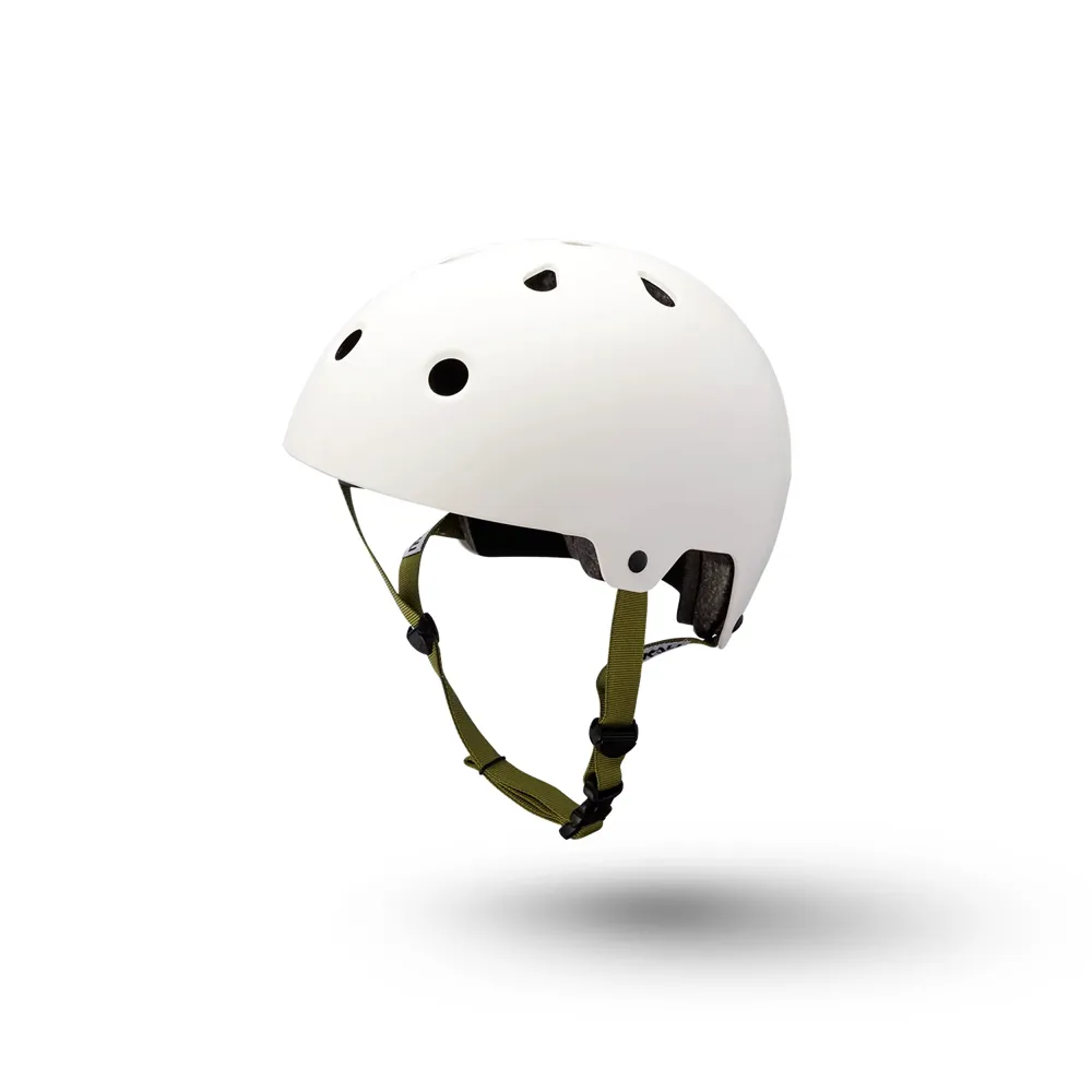 uPRISE Bikes Kali Maha Kali BMX/Skate Helmet - Solid Matt White | Price match, 365 day return s, 18-Month Warranty, Finance Available & Free UK Delivery