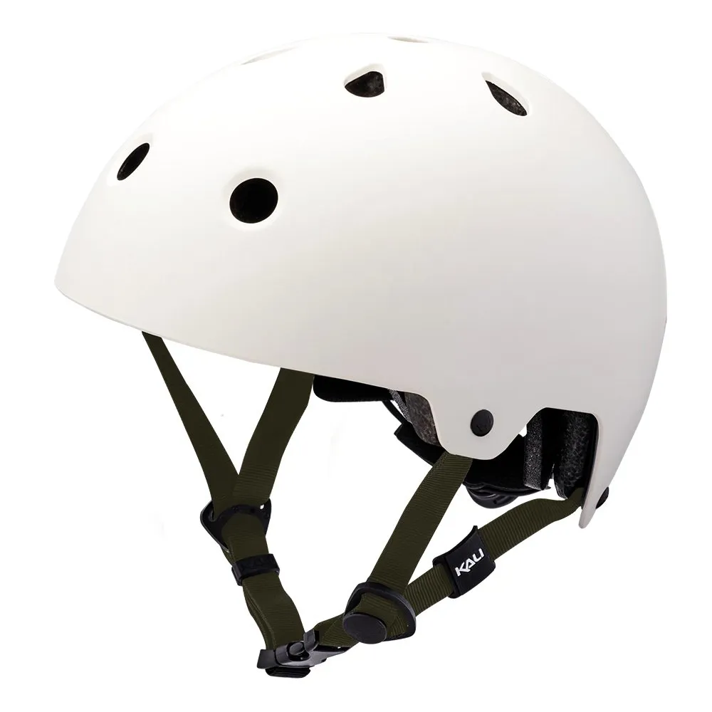 uPRISE Bikes Kali Maha 2.0 BMX/Skate Helmet - Solid Matt White | Price match, 365 day return s, 18-Month Warranty, Finance Available & Free UK Delivery