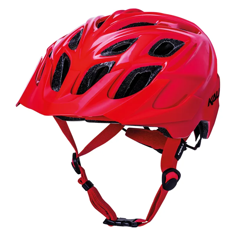 Kali Chakra Solo Urban Helmet - Solid Gloss Red