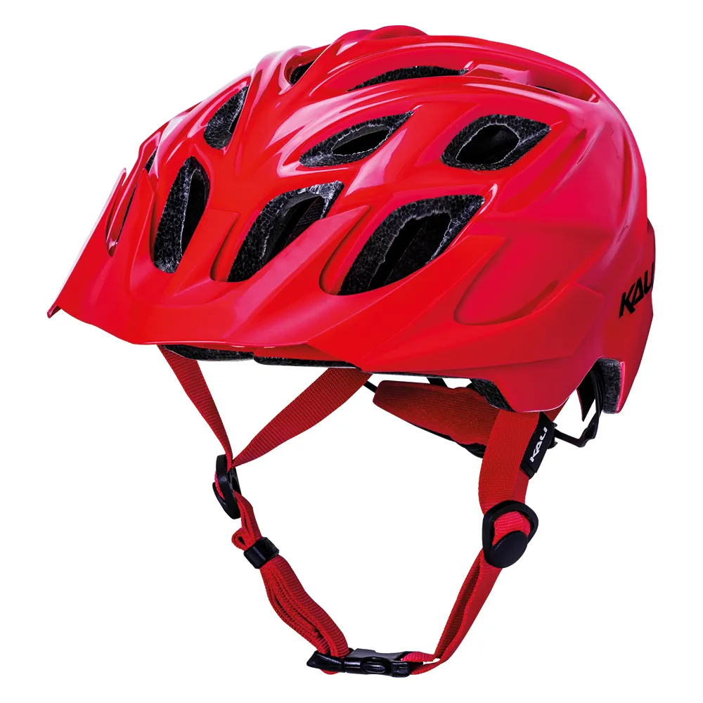 uPRISE Bikes Kali Chakra Solo Urban Helmet - Solid Gloss Red | Price match, 365 day return s, 18-Month Warranty, Finance Available & Free UK Delivery