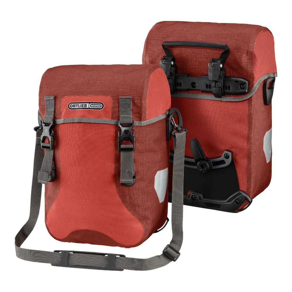 uPRISE Bikes Ortlieb Sport Packer Plus QL2.1 Pannier Bags - 30 Litre - Salsa/Chili | Price match, 365 day return s, 18-Month Warranty, Finance Available & Free UK Delivery