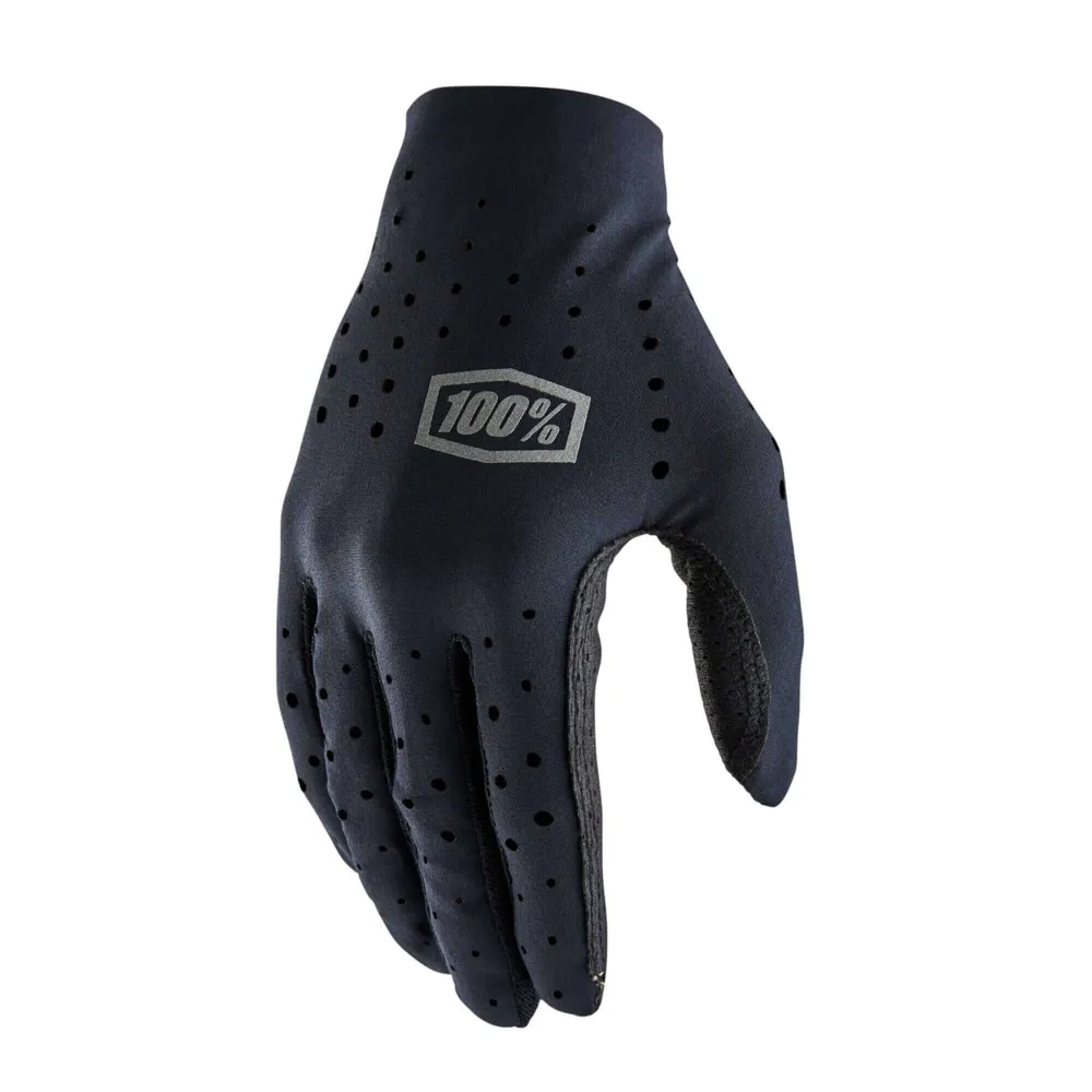 uPRISE Bikes 100 Percent Sling Women's Long Finger Gloves - Black | Price match, 365 day return s, 18-Month Warranty, Finance Available & Free UK Delivery