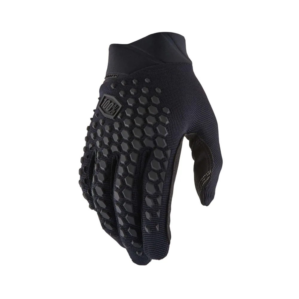 uPRISE Bikes 100 Percent Geomatic Long Finger Gloves - Charcoal/Black | Price match, 365 day return s, 18-Month Warranty, Finance Available & Free UK Delivery