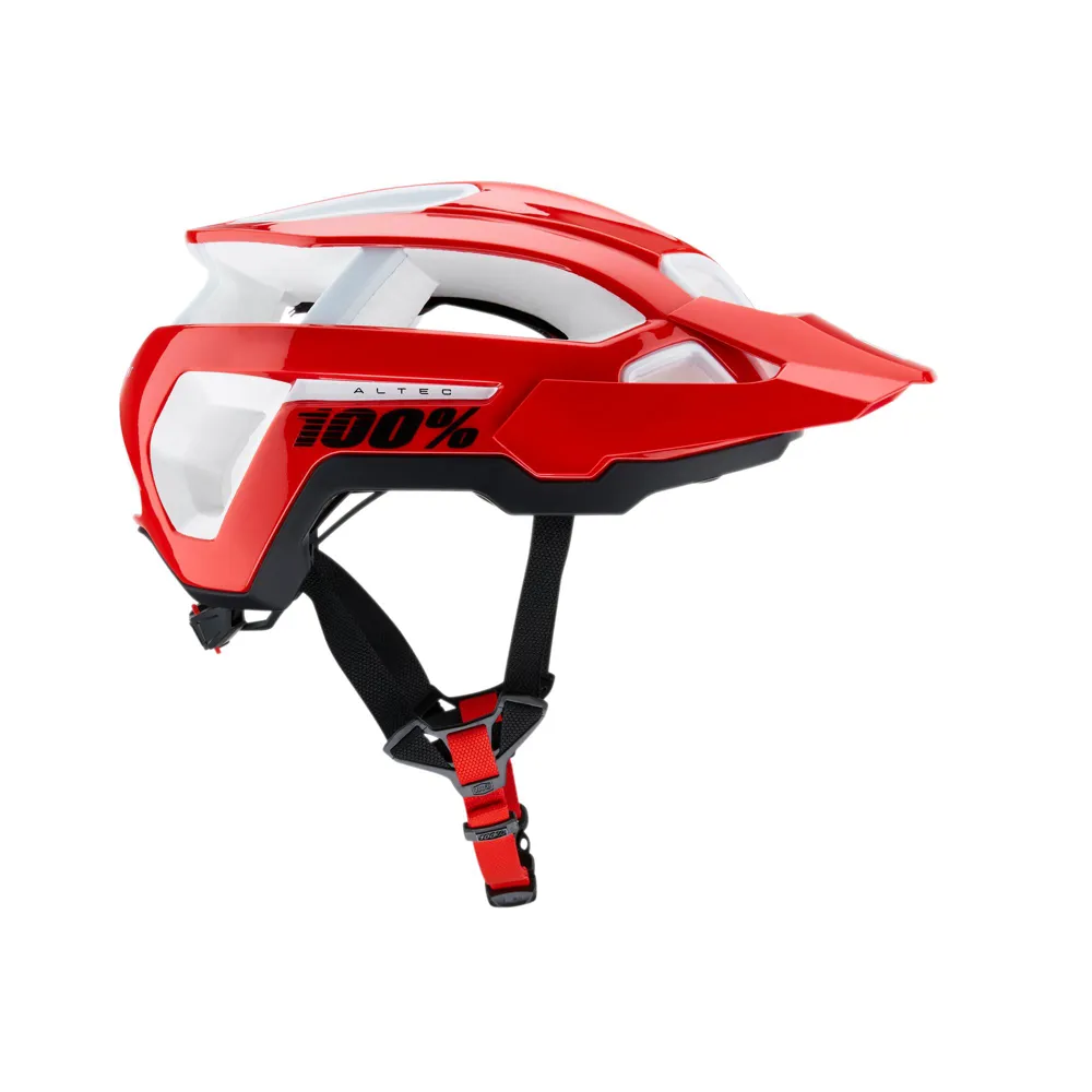 uPRISE Bikes 100 Percent Altec MTB Helmet - Red | Price match, 365 day return s, 18-Month Warranty, Finance Available & Free UK Delivery