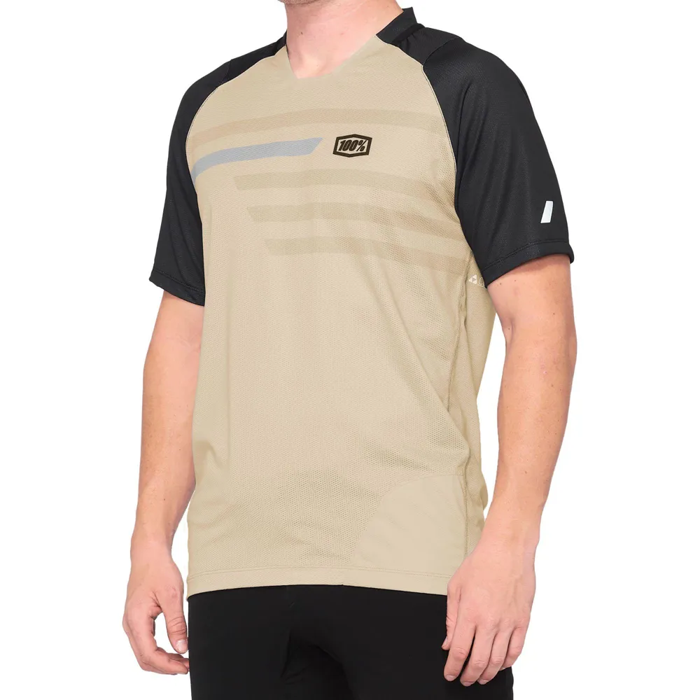 uPRISE Bikes 100 Percent Celium Short Sleeve Jersey - Warm Grey/Grey | Price match, 365 day return s, 18-Month Warranty, Finance Available & Free UK Delivery