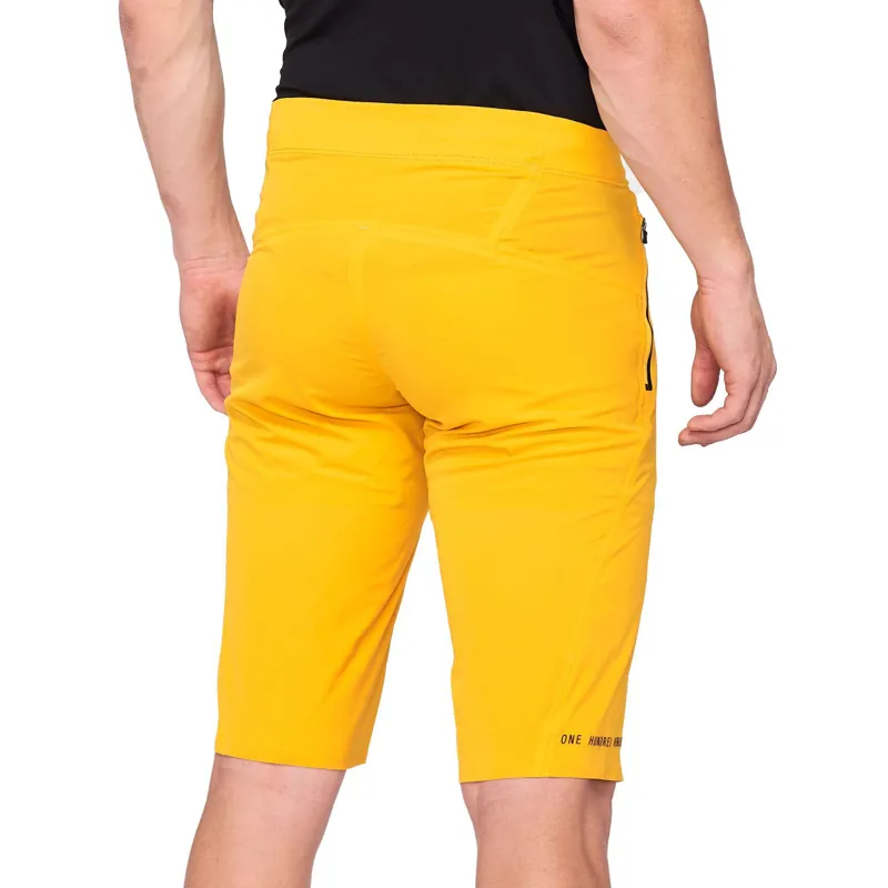 100 Percent Celium Baggy Shorts - Mustard-1