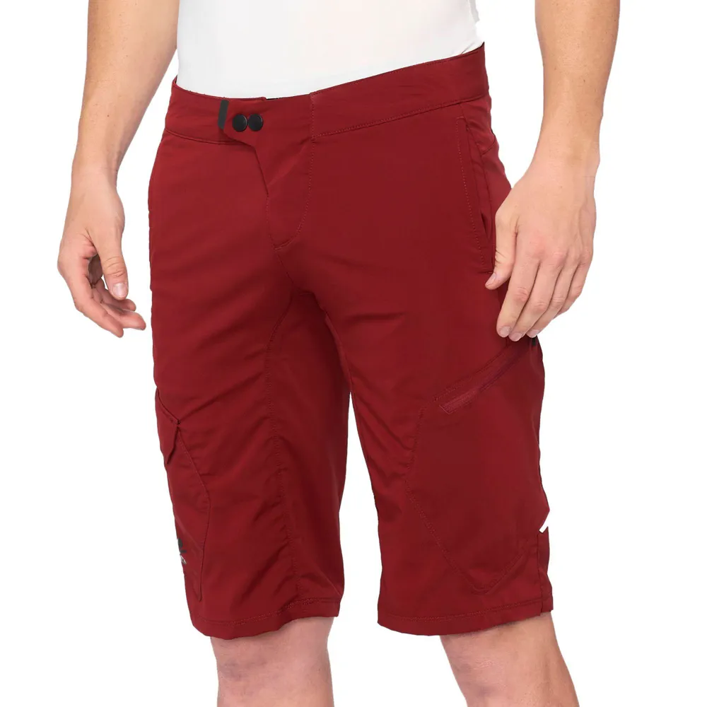 uPRISE Bikes 100 Percent Ridecamp Baggy Shorts - Brick | Price match, 365 day return s, 18-Month Warranty, Finance Available & Free UK Delivery